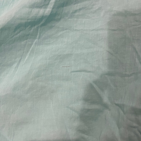 Ruby Yaya Embroidered Eyelet Shift Dress W/ Slip Flare Short Sleeve Aqua Cotton - Picture 11 of 12